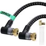 Adoreen Coaxial Cable 1.5 Ft-2 Pack-right Angle To Quad Shielded 90 Deg. Fixed Price $27.45.