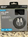 Commercial Electric Hdmi Cable Gold Plated Black 50-ft Hd1387. Fixed Price $18.75.