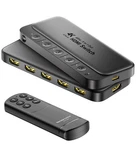Hdmi Switch 5 In 1 Out With Remote - 4k 60hz, Hdcp2.3, Hdr, 3d, Dolby Support.... Fixed Price $43.59.