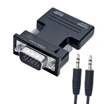Directional Hdmi To Vga Adapter With 3.5mm Audio Port Laptop Source Outp.... Fixed Price $11.11.