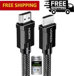 Ugreen 8k Hdmi 2.1 Cable Certified 4k 240hz 48gbps Hdcp 2.2&2.3 Earc Hdr-braided. Fixed Price $28.49.