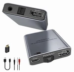 4k Hdmi Audio Extractor, Convert To Optical S/pdif And 3.5mm Aux Rca, S.... Fixed Price $18.99.