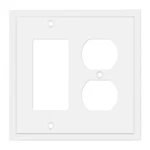 Henne Bery Modern Edge Decorative Wall Plate Switch Decorator/duplex, White. Fixed Price $13.99.