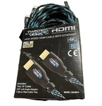 Twisted Veins 2-pack 15in High Speed Hdmi Cable With Ethernet 1080p 4k 3d New. Fixed Price $14.99.