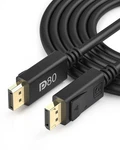 80gbps Displayport Cable 2.1, 6.6ft 16k Dp Dp80, 60hz, 6.6ft/2m. Fixed Price $34.46.