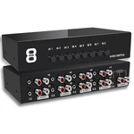 Flyroadup 3.5mm Aux + Rca L/r Bi-directional Stereo Audio Switch 8 In 1 Black. Fixed Price $36.19.