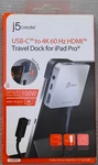 J5create Jcd612 Usb-c To 4k 60 Hz Hdmi Travel Dock For Ipad Pro New. Fixed Price $54.99.