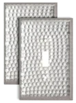 Monarch Abode 1-gang Toggle Wall Plate, Hand Hammered Metal Single Switch P. Fixed Price $16.90.