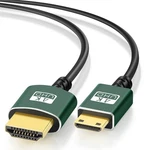 Thsucords Thin Mini Hdmi To Cable 1ft, Ultra Slim & Flexible Gold. Fixed Price $11.94.