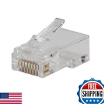 Klein Tools Vdv826-702 Pass-thru Modular Data Plug Rj45 Cat5e Gold Plated Pass. Fixed Price $47.21.