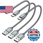 Jxmox 3-pack 1ft Usb A To Type-c Fast Charger Cord For Iphone 15, Samsung, Pixel. Fixed Price $15.27.