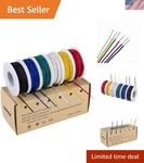 22 Awg Solid Core Hookup Wire Kit - 180ft Total In 6 Colors For Arduino Projects. Fixed Price $34.99.