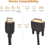 New Sealed Amazon Basics Hdmi To Dvi Adapter Cable, Black, 15 Feet, 1-pack. Fixed Price $4.99.