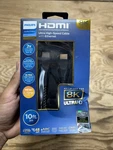 Philips 10ft 8k Hdmi 2.1 Cable With Ethernet, Ez Grip, Swv9121k/27 Boxdamaged. Fixed Price $15.11.