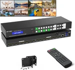 4k Hdmi Matrix Switch 8x8 W/web Gui & 3.5mm Stereo Audio Extraction W/ir Remote,. Fixed Price $478.65.