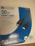 New Utilitech 4141764 1080p Hdmi To 50-ft Cable Black 63301-s1. Fixed Price $34.89.