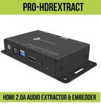 Prophecy Gofanco4k 60hz Hdmi Audio Extractor & Embedder Via S/pdif Toslink+3.5mm. Fixed Price $79.99.