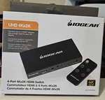Brand New Iogear 4-port 4kx2k Hdmi Switch (ghdsw4k4) - Sealed Package. Fixed Price $42.99.