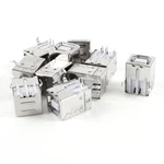 Uxcell Usb Female Type-b Jack 4-pin 90 Degree Pcb Dip 10pcs Socket, White. Fixed Price $15.99.
