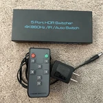 Fivehome 5 Port Hdr Switcher 4k 60hz Fw2501 Hdmi Hub. Fixed Price $15.00.
