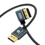 Thzzhnno 90 Degree Displayport Cable 1.6ft, Right Angled 1.4 Cord.... Fixed Price $18.77.