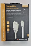 Hdmi To Micro Cable Monster 4 Ft Superthin Flexible New. Fixed Price $9.99.