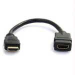 Startech 6in/15cm Hdmi Extension Cable; 4k (3840x2160p 30hz)/full Hd 1080p/10.2. Fixed Price $74.57.