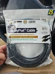 Qvs 25ft Displayport Digital Cable Wlatches - 25 Ft Dp Male To 4k Uhd. Fixed Price $15.00.