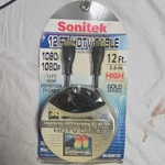 Sonitek Gold-plated High Speed Hdmi Male To Cable 12ft Black. Fixed Price $29.00.