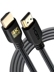 4k Hdmi Cable 10 Ft High Speed Cables, Braided Nylon & Gold. Fixed Price $13.15.