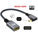 Chenyang 4k Type-d Micro Hdmi 1.4 Male To Female Extension Cable For Dv Mp4. Fixed Price $7.99.