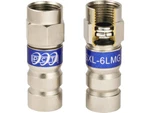 Pct Pct-trsxl-6lmg Rg6 Coaxial Cable Compression Fitting Connectors (qty 50). Fixed Price $24.99.
