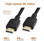 Amazonbasics High-speed Hdmi Cable 25 Ft (7.6 M) Black 1-pack. Fixed Price $14.99.