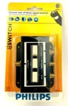 Tv Vcr Game Sat Ant Surveillance Camera Ham Rad A/b/c Coax 3-way Switch, Philips. Fixed Price $9.99.