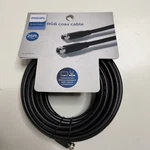 Philips 25 Ft (7.6 M) Audio/video Rg6 Coax Cable - Universal Black Brand New. Fixed Price $9.99.