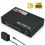 4 Port Hdmi 4k Hub Multi Splitter & Amplifier For 3d Hdtv 1080p 1x4 1 In Out. Fixed Price $17.13.