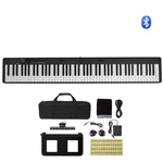 Vevor 88 Key Folding Keyboard Piano Portable Foldable Bluetooth Midi Black. Fixed Price $93.01.