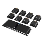 Gofanco 1080p 1x8 8 Port Hdmi Extender Splitter Over Cat5e/cat6/cat7 Ethernet.... Fixed Price $440.94.