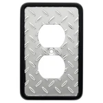 Franklin Brass Diamond Plate (1-pack) Outlet 12'' & Less, Polished Chrome. Fixed Price $17.89.
