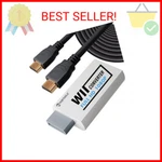Portholic Wii To Hdmi Converter 1080p With 5ft/1.5m High Speed Cable Wii2 H. Fixed Price $19.75.