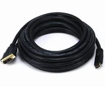 Monoprice 25ft 22awg Cl2 High Speed Hdmi To Dvi Adapter Cable - Black. Fixed Price $7.55.