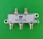 (1 Pc) Ace 4-way 5-1000mhz Cable Tv / Antenna Splitter (solder Back). Fixed Price $7.99.
