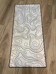 Kraken Topographic Xxl Gaming Mouse Pad White. Fixed Price $30.00.