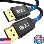 Silkland 15ft Displayport 2.1 Cable 40gbps 16k/8k/4k Hdr G-sync Freesync. Fixed Price $59.98.