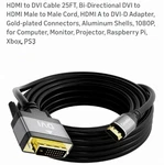 Sewell 25' Hdmi Male To Dvi-d Single Link Cable. Fixed Price $16.99.
