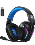 Fachixy Wireless Gaming Headset Bluetooth With Mic 50hr Battery Led Lights. Fixed Price $31.99.