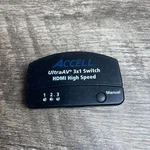 Accel K072c-009b Black Ultraav Audio/video High Speed 1.3 3x1 Hdmi Switch. Fixed Price $11.69.