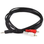 Monoprice 6ft 3.5mm Stereo Plug/2 Rca Plug Cable - Black. Fixed Price $14.95.