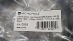 Hdmi Cable Monoprice 15ft Select Series High Speed 4k 60hz 18gbps 28awg - New!. Fixed Price $10.00.