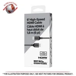 Best Buy Essentials 6ft Hdmi Cable 4k Ultra Hd Hdr High Speed Be-sf1162-c. Fixed Price $1.44.